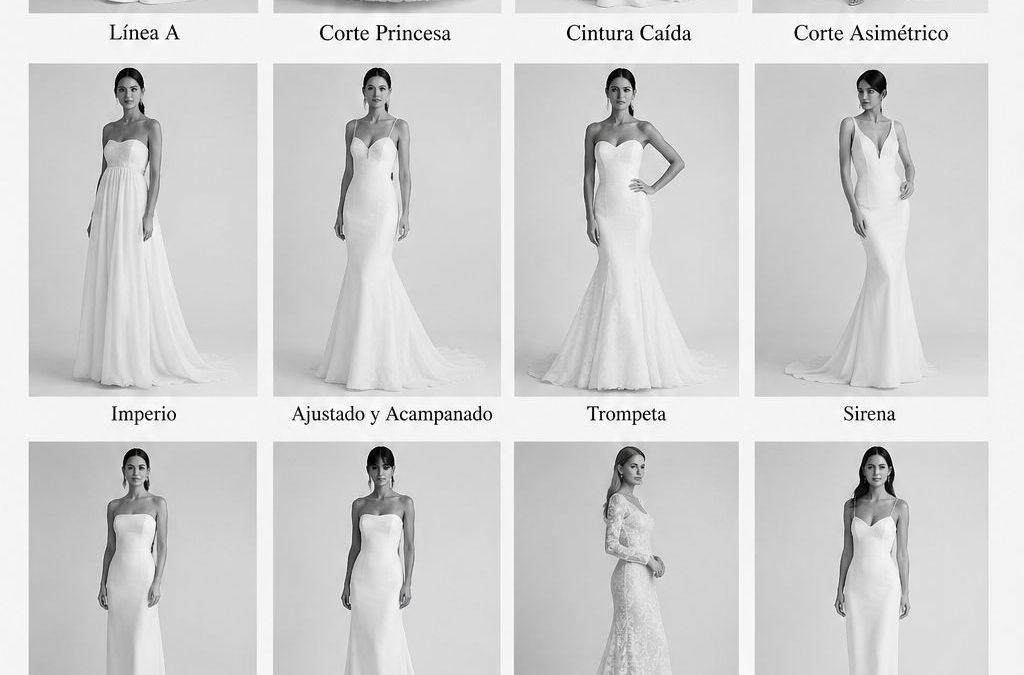 Tipos de Vestidos de Novia: Qué silueta Favorece más 2026